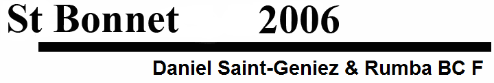 Daniel Saint-Geniez & Rumba BC F